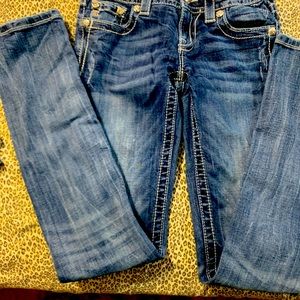 Miss me jeans size 25 straight leg